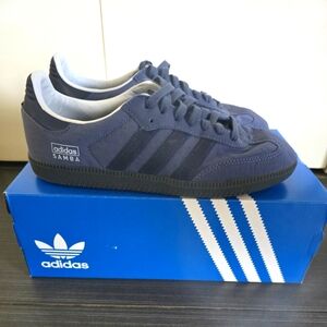 Adidas Samba Shoes - blue nylon upper (see size note)